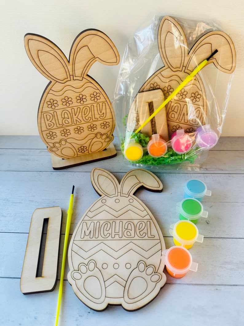 Easter DIY, Easter Basket Stuffers, Personalized Paint Kit, Easter for