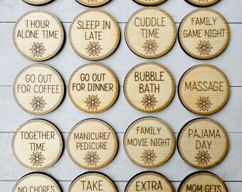 Mothers Day Tokens, Mother’s Day coupons, gift for mom, Mothers Day gift, gift for her, mom gift, Mother’s Day gift, gift from kids