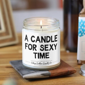 Sexy Time Candle, When This Candle Is Lit, Romantic Candle, Gag Gift, Boyfriend Gift, Valentines Day