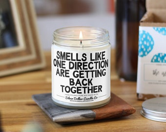 Smells Like One Direction Getting Back Together, Soy Candle, Styles Candle, Celebrity Candle, Harry Styles Fan Gifts, One Direction Candle