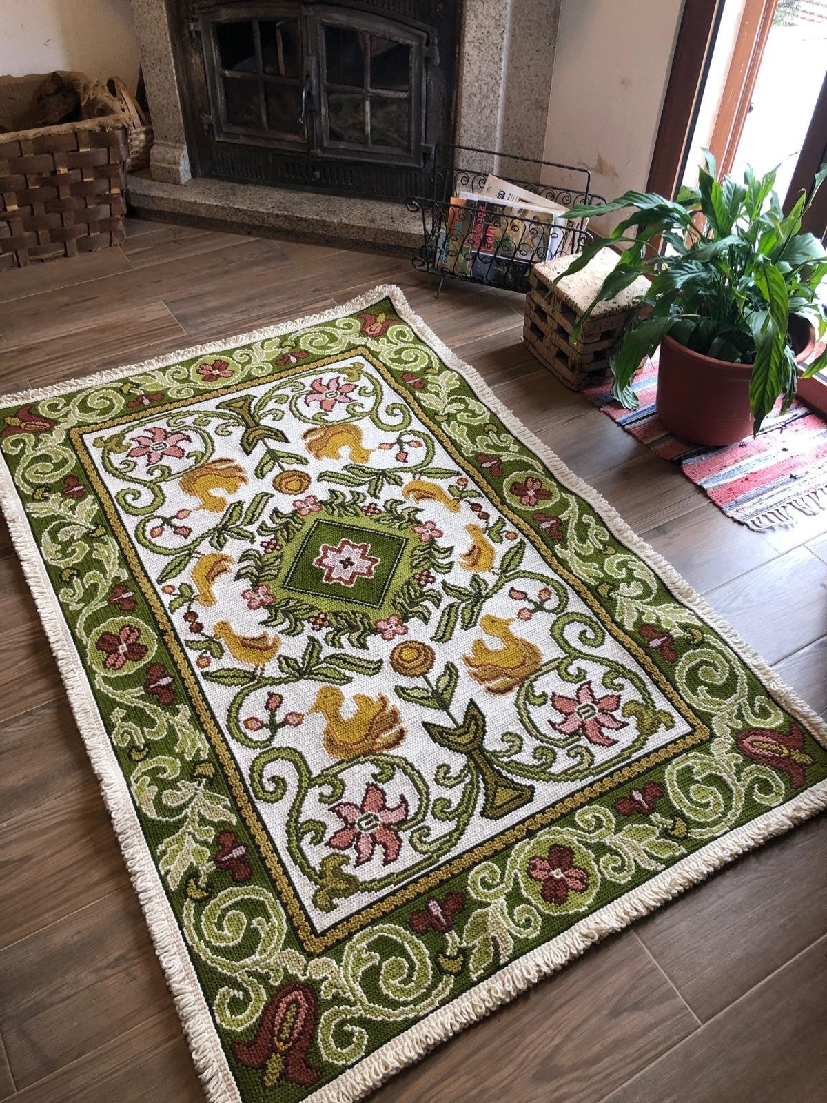 Arraiolos Rug - Etsy