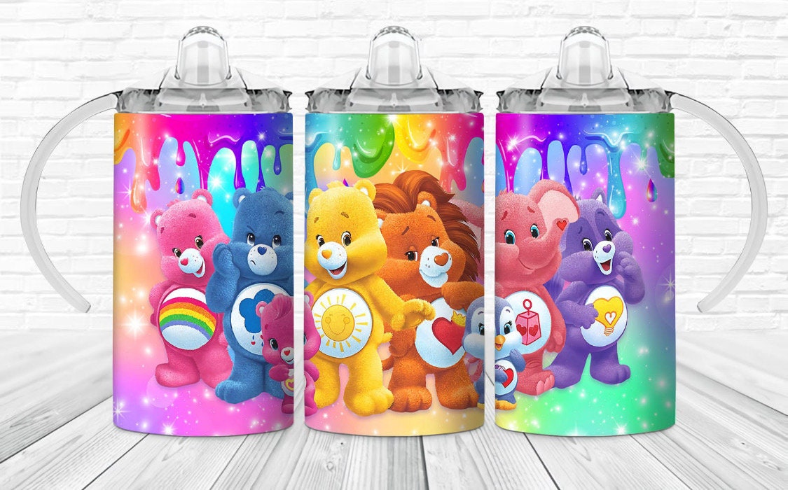 Cartoon Bears 12oz Stainless steel sippy Cup