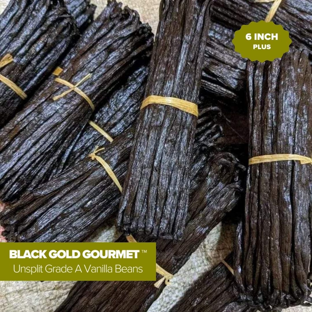 Black Gold Gourmet™ - Unsplit Grade A Madagascar Bourbon Vanilla Beans ...