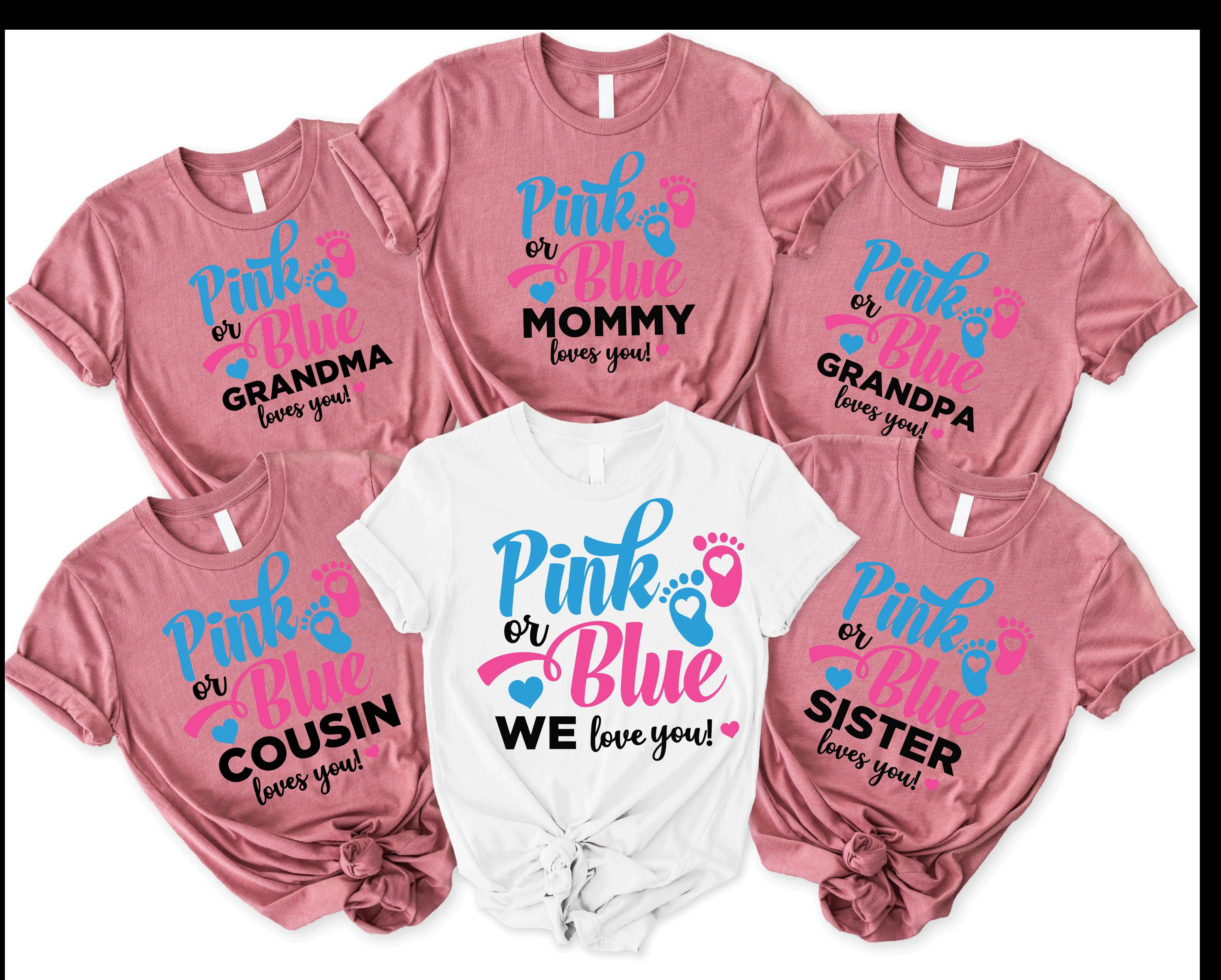 Gender Reveal Baby Bodysuit - 'Pink Or Blue We Love You' Onesie For Newborns
