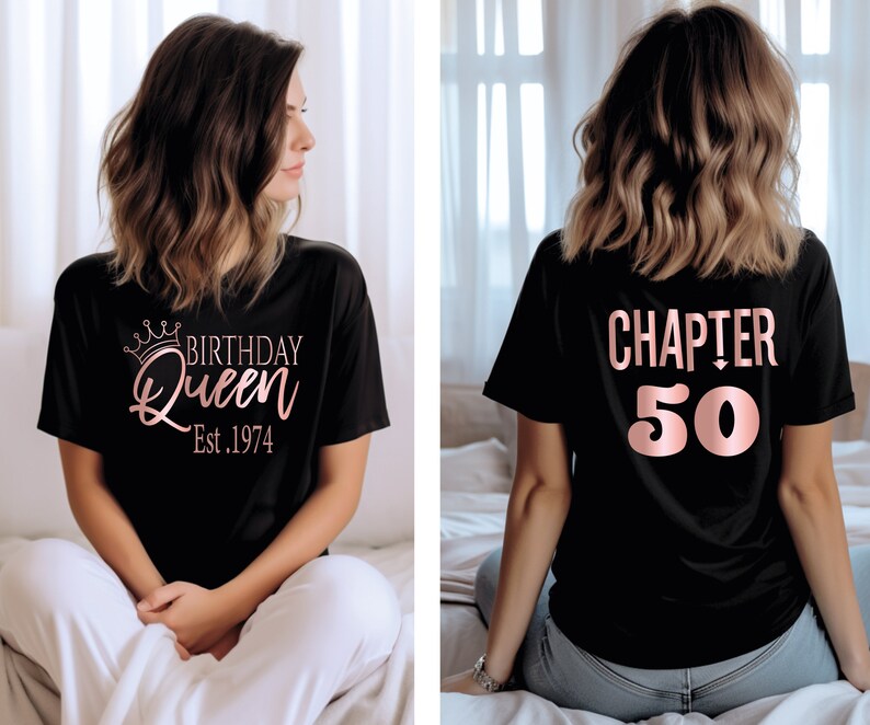 50th Loading 50 Birthday Queen Tshirt, 50th Birthday Tshirt,chapter50 Shirt,50th ...