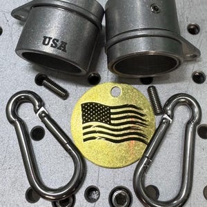 USA Flag Pole Spinner Set (Heavy Duty)