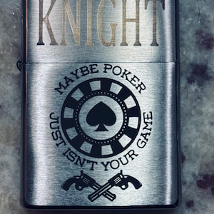 Custom Engraved Zippo Lighter