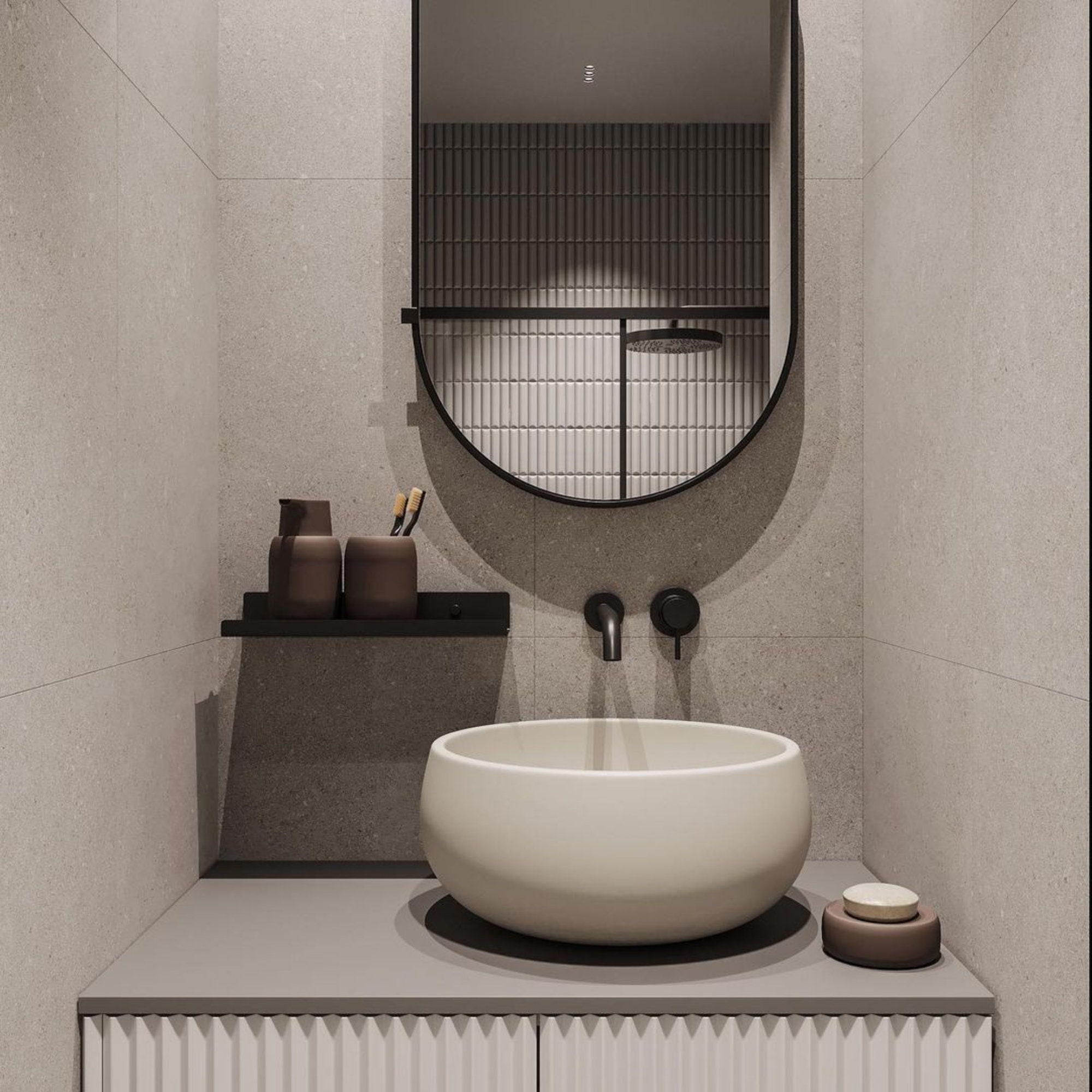 Floating Metal Bathroom Shelves Any Color, Open Shelving, Bathroom ...