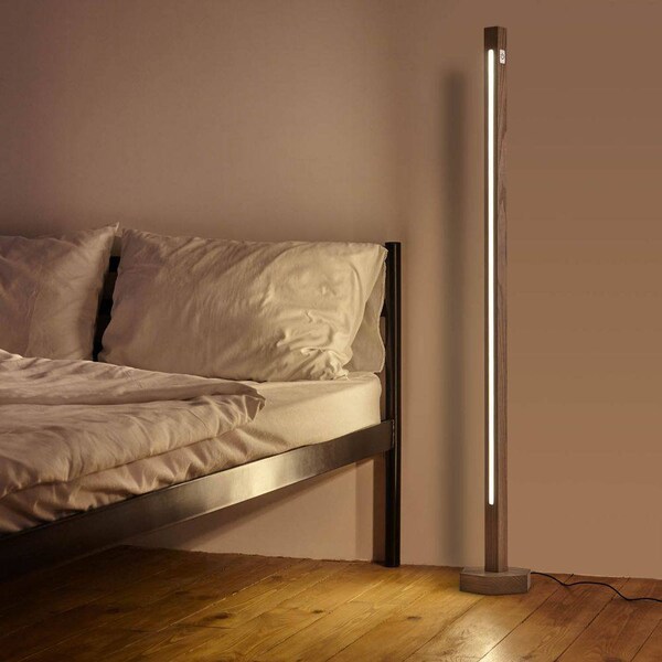 Wooden Floor Lamp | Standing Wood Modern Lamp | Wood Floor Lampshade | Indoor Lamp | Tall light