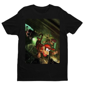 DKC2 Promo Cover Unisex T-shirt: Retro Game Art