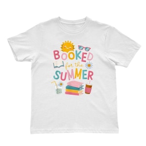 Booked For Summer T-Shirt: Bookworm Vacation Tee