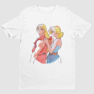 Ken and Eliza Masters Premium Unisex T-shirt | Gifts for Him, Her, Video Game Lovers, Street Fighter Series Fan and Collectors