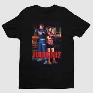 Residence Evil II Cover Premium Unisex T Shirt | Gifts for Him, Her, Game Collectors and Resident Evil Fans