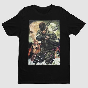 Big Boss & Eva MGS Snake Eater Premium Unisex T-shirt | Exclusive Design | Gifts for Him, Her, MGS Fans, Gamers and Collectors