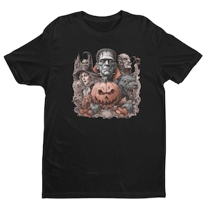 Halloween Shirt Monster Shirt, Retro Halloween Crewneck Monster Shirt, Frankenstein Shirt, Spooky Shirt, Cute Fall Shirt Horror