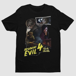 Resident Evil 4 Remake Premium Unisex T Shirt | Exclusive Vintage Retro Design | Gifts for Him, Her, Game Collectors and Resident Evil Fans