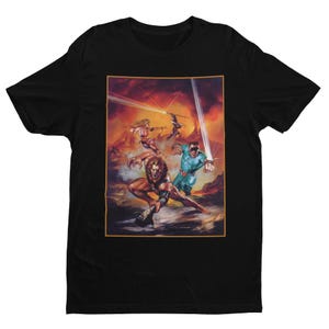 Forever Champions Flyer Premium Unisex T-shirt | Classic Cover Art | Gifts for Him, Her, Metal Gear Solid Fans, Gamers and Collectors