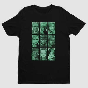 MGS Codec Portraits T-Shirt: Metal Gear Solid Fan Apparel