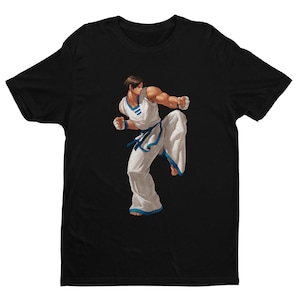 Kim KOF12 XII KOFXII Premium Unisex T-shirt | Character Art | Gifts for Him, Her, Game Collectors and Arcade Game Fans