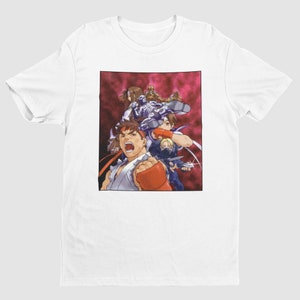 SF EX1 Cover Art | Classic Arcade Premium Unisex T-shirt | Gifts for Him, Her, Video Game Lovers, MVC Fan and Collectors