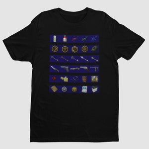 Wohnort Evil Icons Premium Unisex T-Shirt | Schlüsselkunst | Geschenke für Ihn, Sie, Spielesammler und Resident Evil Fans