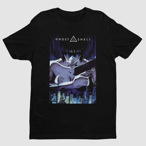 Ghost in a Shell Official Art T Shirt | Exclusive Vintage Retro Design | Gifts for Him, Her, Music Lovers, Ravers and Collectors