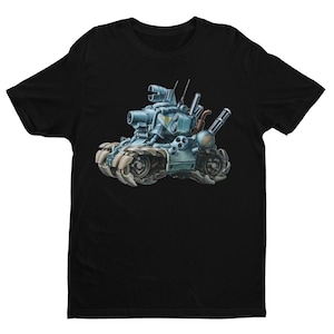Metaal Slug SV-001 Super Vehicle-001 Premium Unisex T Shirt | Classic Game, Gifts for Him, Her, Gamers, and Collectors