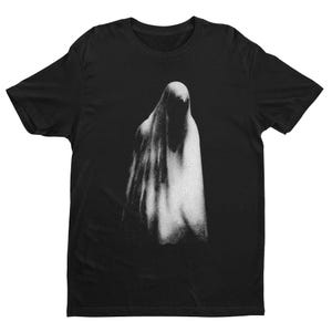Boho Bookish Halloween Shirt: Ghost & Books T-Shirt