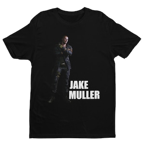 Jake Muller Biohazard VI Residenz Böse 6 Premium Unisex T-Shirt | Charakter Kunst | Geschenke für Ihn, Sie, Spielesammler und RE-Fans