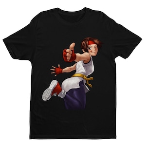 Yuri The KOF XIII Premium Unisex T-shirt | Character Art | Gifts for Him, Her, Game Collectors and Arcade Game Fans