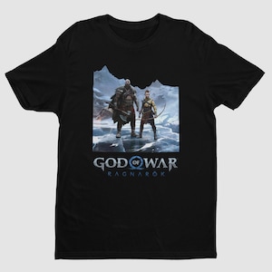 God of War Ragnarok Premium T Shirt | Kratos and Atreus Art | Special Gifts for Him, Her, Husband, Dad, Gamer, Game Collector | Unisex