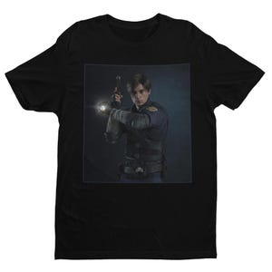 Leon Scott Cordillerie Haus des Bösen 2 Remake Premium Unisex T-Shirt | Geschenke für Ihn, Sie, Fans von Spielen und Sammler