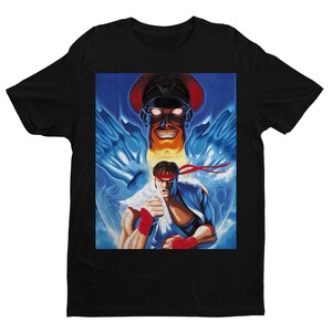 Street Fighter Arcade Flyer T-Shirt | Ryu, Ken, World Warrior