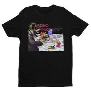 Chrono Trigger SNES Cover T-shirt: Retro RPG Gamer Gift
