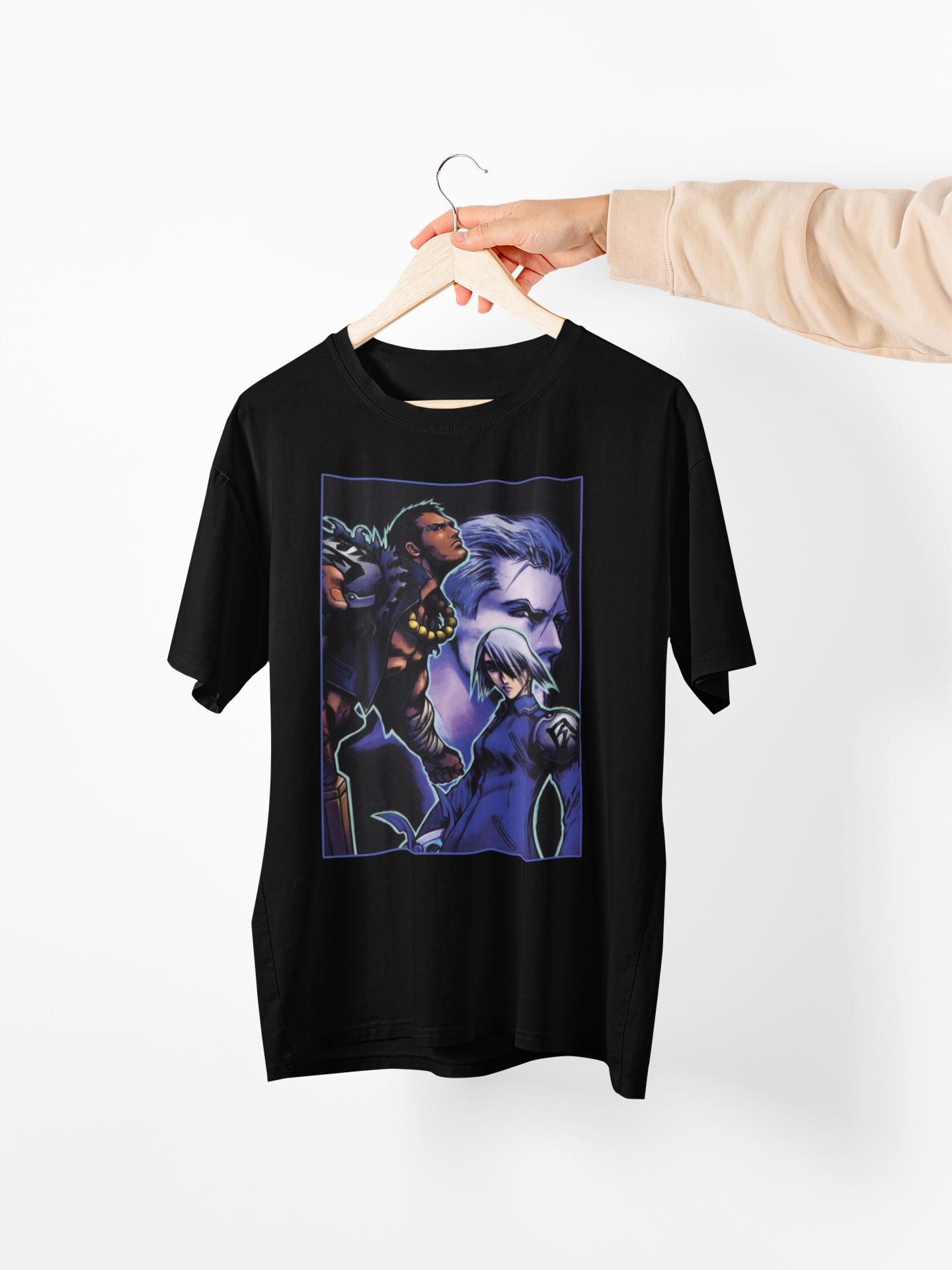 風神、雷神、セイファー FF8 VIII プレミアム ユニセックス T シャツ