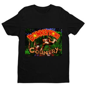 Donkey Kong Country T-Shirt: Retro Game Art, Unisex Fit