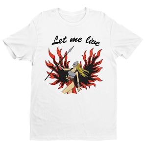 Lassen Sie mich Wohn-Wohnheim Evil Premium Unisex T-Shirt | Geschenke für Ihn, Sie, Gamer und Resident Evil Sammler