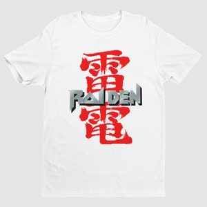 Raiden Arcade Game Premium Unisex T Shirt | Classic Logo | Gifts for Him, Her, Gamers, and  Collectors