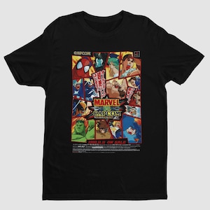 MVC Arcade Japanese Game Flyer Art Premium Unisex T-shirt | Exclusive Design | Gifts for Him, Her, MVC Fans, Gamers and Collectors