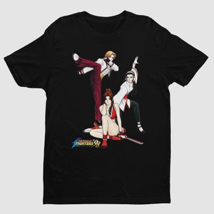 Team Ladies Fight Night KOF98 Premium Unisex T-shirt | Gifts for Him, Her, King of Fighters Game Lovers and Collectors