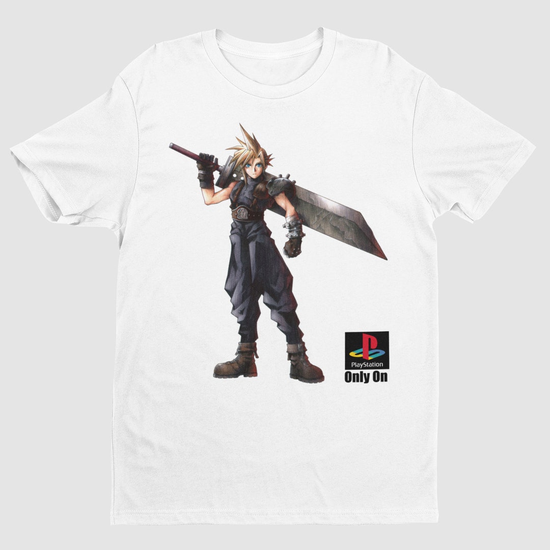 Final Fantasy VII OG Cloud Strife Key Art Premium Unisex T