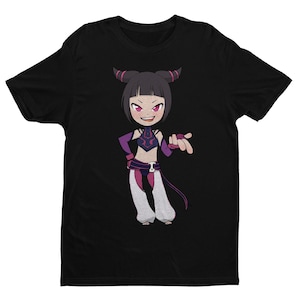 Chibi Juri Ultra SF4 T-shirt: Street Fighter Character Art