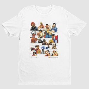 Street Fighter 3: 3rd Strike Roster Premium Unisex T-shirt | Gifts for Him, Her, Street Fighter Game Lovers and Collectors
