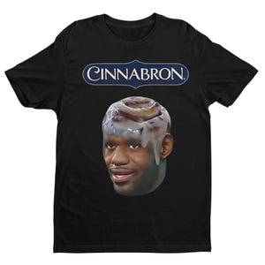 Cinnabron Vintage T-Shirt: Lebron James Meme, Funny Basketball Tee