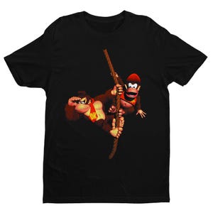 Donkey Kong T-Shirt: DK On Rope, Arcade Game Fan Gift