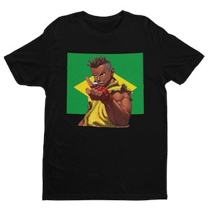 Sean SF3 3rd Strike 3s Portrait Premium Unisex T-shirt| For Hims, Hers, Gifts, Street Fighter Video Game Fan and Collector