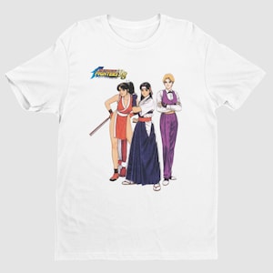 Team Ladies Fight Night KOF98 V1 Premium Unisex T-shirt | Gifts for Him, Her, King of Fighters Game Lovers and Collectors