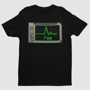 FENES T-Shirt T-Shirt | Grüne Gesundheit Bar Kunst | Geschenke für Ihn, Sie, Spielesammler und Resident Evil Fans