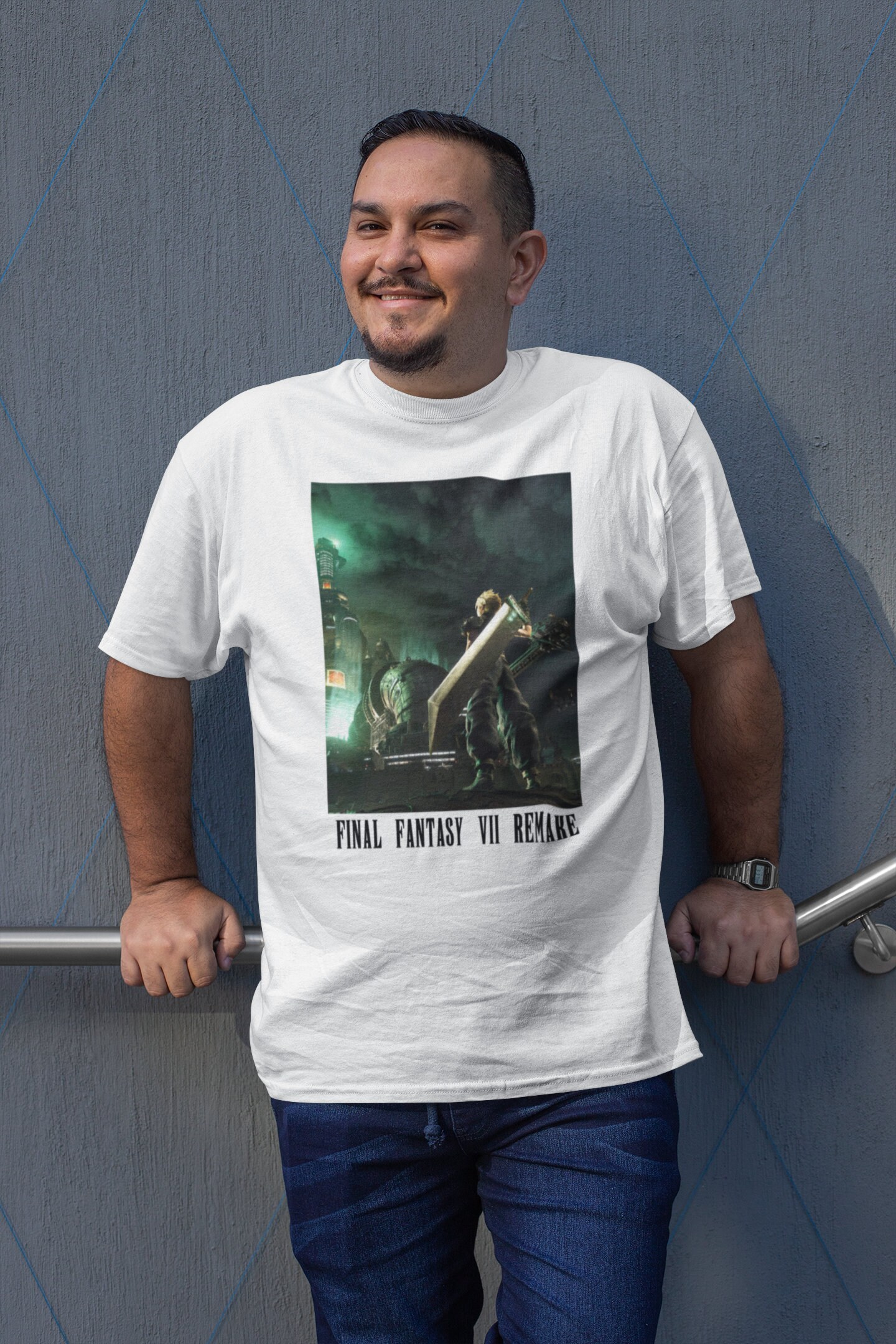 T-shirt Final Fantasy 7 Remake E3 2019 - Édition Très Limitée - Grande Taille L - Neuf Avec étiquettes