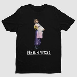 Amazon.com: FF X Tidus and Yuna Premium T-Shirt | Yoshitaka